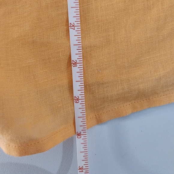 Talbots Women's Linen Sleeveless Top in Peach, Size 2x - Picture 7 of 7